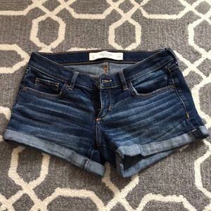 Abercrombie and Fitch dark wash Jean shorts